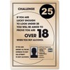 Essential Bar Licensing Pack - Gold Signs (5 Pcs, 25ml)