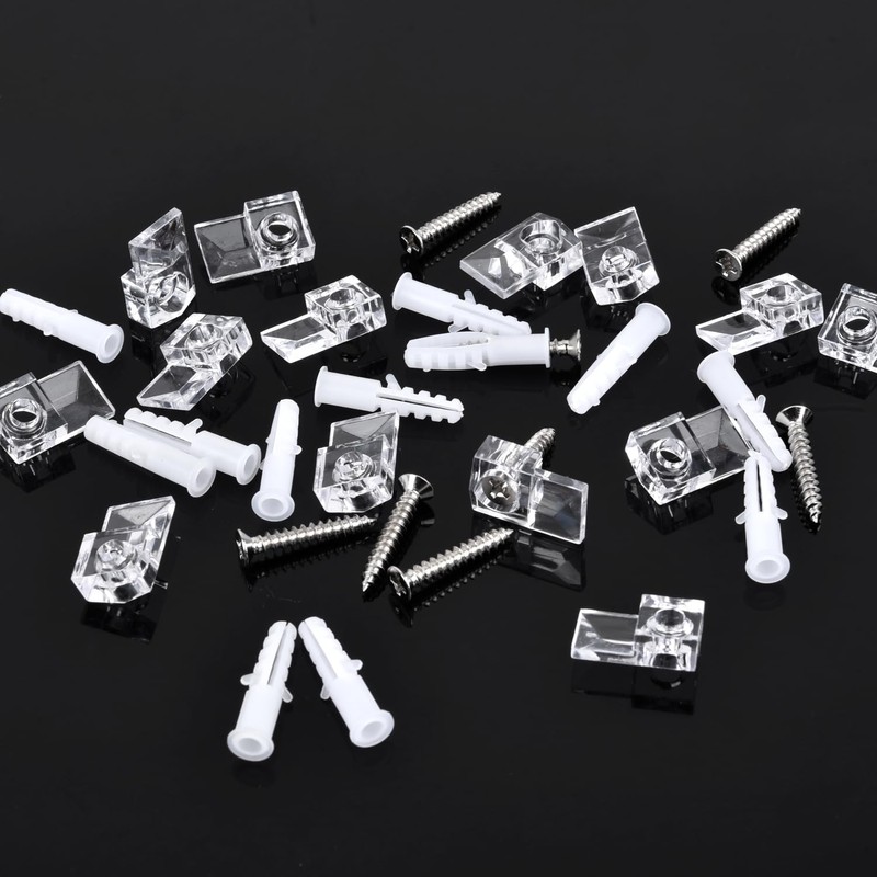 Mirror Holder Clips - 30 Sets of Mirror Mounting Hardware