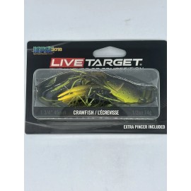 LiveTarget Hollow Body Crawfish Green Chartreuse 1/2 oz