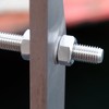 sourcing map 2Pcs M6-1.0x180mm Fully Threaded Rods, Threaded Rods Bar