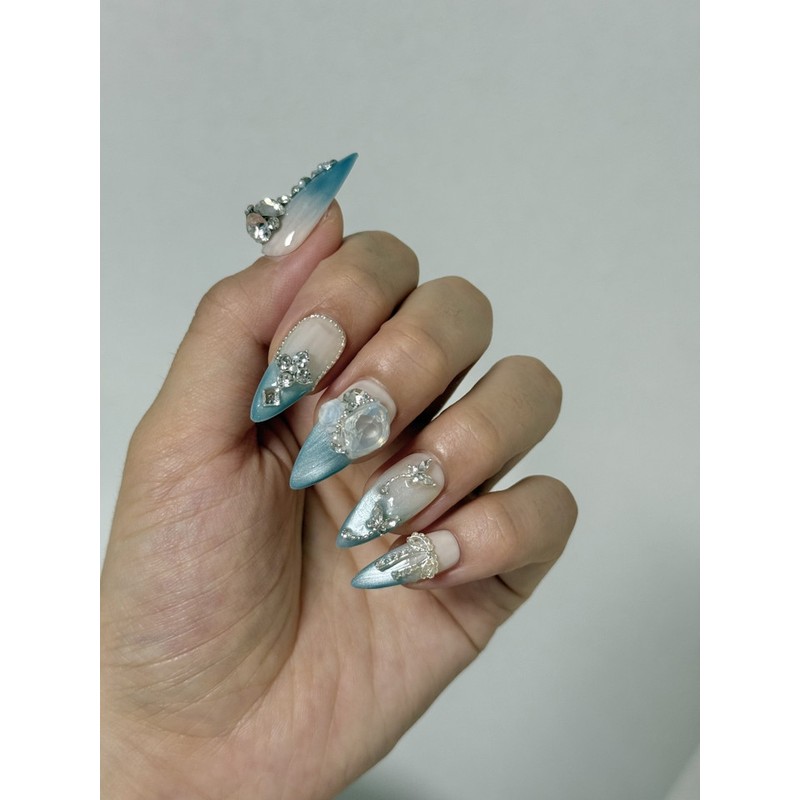 Summer Nail Magnetic Gel Blue Ocean Drop - S-Square /