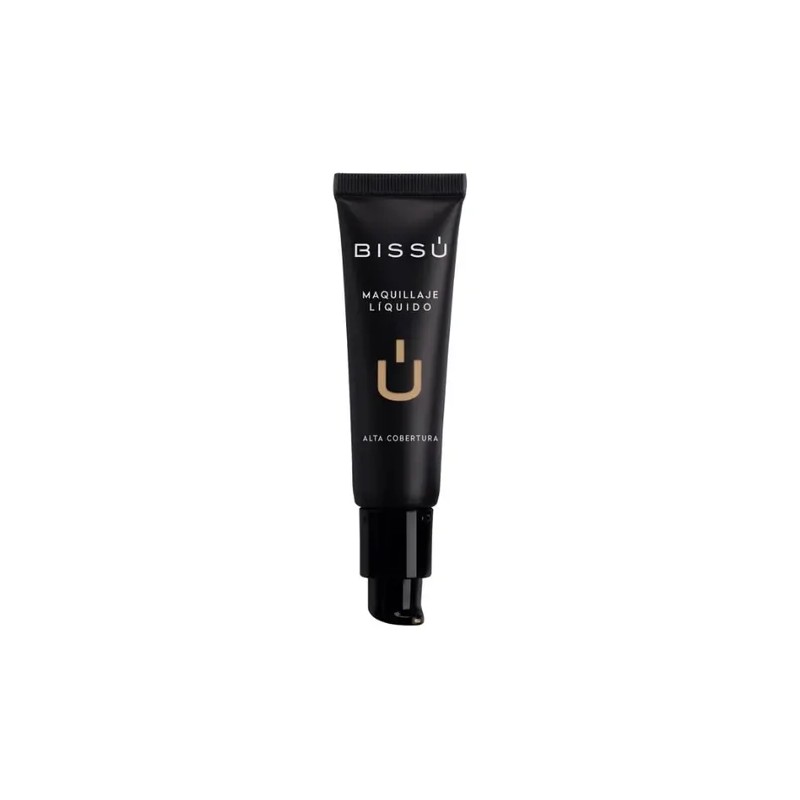 Maquillaje Liquido Alta Cobertura Biss Tonos 06 Brownie Enchispado