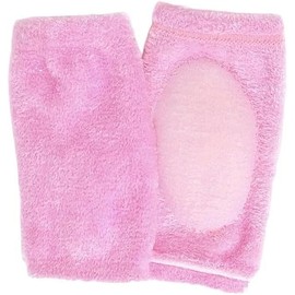 1Pair Pink Elbow Moisturizing Sleeve,Elbow Gel Cover Heel Socks Elbow Sleeves Elbow Pads for SPA Moisturizing Dry Cracked Skin Care for Exfoliating Soften,Foot and Hand Care,Beauty and Personal Care