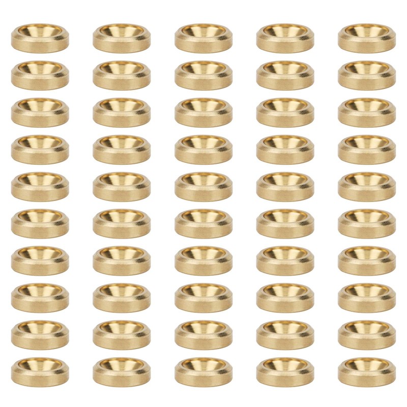 50pcs Countersunk Washers Pure Copper Countersunk Washer CNC Flat Head