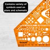Elektriker Schablone - Elektroniker Schablone - Elektro Schablone für Technisches