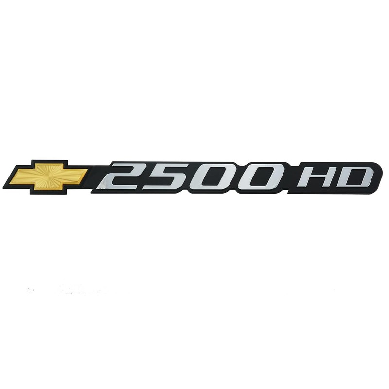 Pair Set 2500 HD Emblems Front Side Door Car 3D