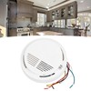 Natural Gas Detector Responsive Plastic Reliable Combustible Gas Leak Alarm