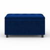 SIMPLIHOME Cosmopolitan 34 inch Wide Rectangle Lift Top Storage Ottoman