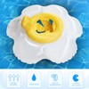 Children Inflatable Swimming Ring with Safety Seat Flower Shape Pool