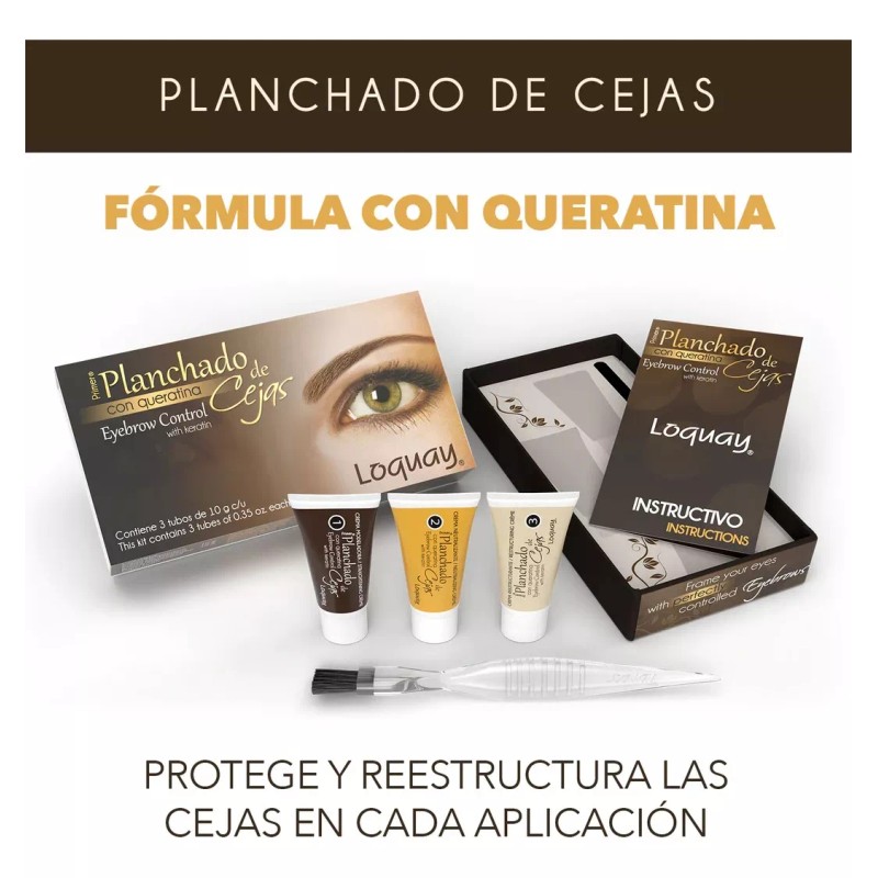 Loquay Planchado De Cejas Con Queratina Profesional Loquay®
