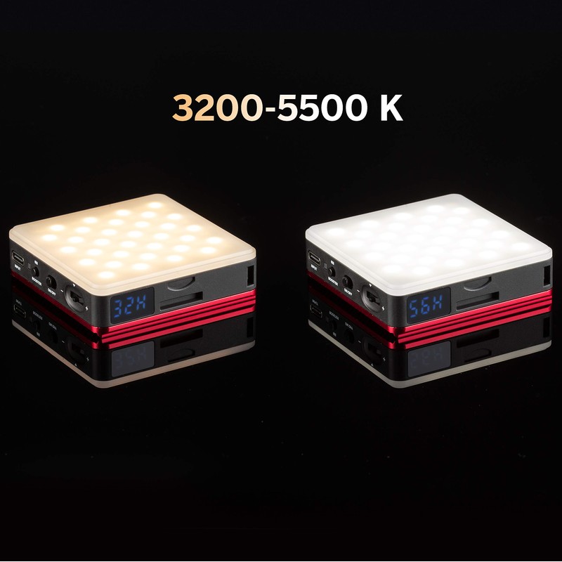 BRESSER Pocket LED 5 W Continuous Light Two-Tone for Mobile