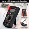 Digital Multimeter Pocket, Multifunction Battery Tester with Backlight Test Wire,