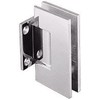 CRL Geneva Series Brushed Nickel Wall Mount Short Back Plate Hinge (Standard Model)