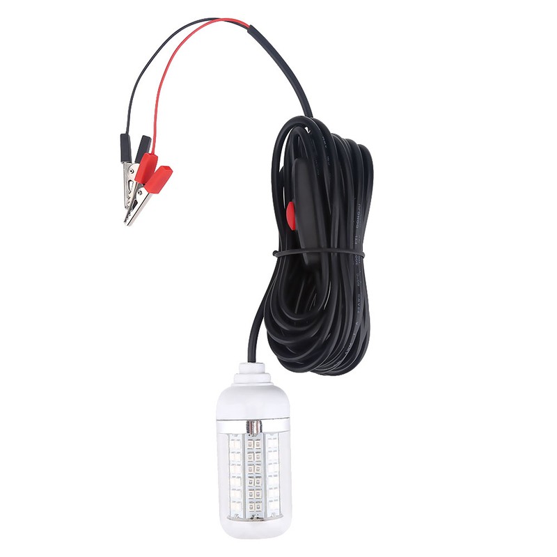 12V Outdoor LED Submersible Underwater Night Fishing Light Lamp (Blue)