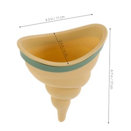 KOMBIUDA Lightweight Women's Urinal Reusable Easy-Clean Portable Potty for Travel