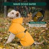 Kuoser Dog Raincoat, XL Waterproof Dog Coat with Reflective Trim,