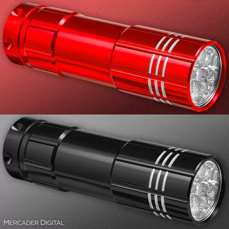 Mercader Digital 2 Pz Linterna Uv Luz Negra Ultravioleta Lámpara