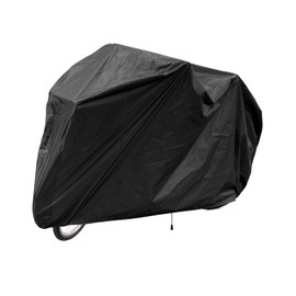 HARFINGTON Bike Cover Waterproof Outdoor 78.7" Polyester Anti Dust Rain Wind Snow Bicycle Covers with Lock Holes Windproof Buckle Storage Bag for Mountain Road Bike, Black