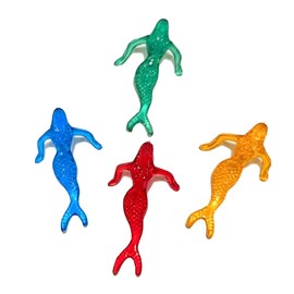 Plastic Cocktail Mermaid Drink Markers (72) - Little Mermaid Picks Tiki Bar Stir