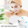 24 Facial Fan Brushes for Mask Application White