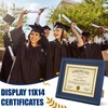 Ripeng 8.5 x 11 Wood Diploma Frame, Solid Wood Diploma