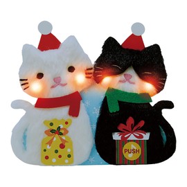 Sanrio Christmas Cards, Light & Melody Cards, Plush Cats, Message Cards, Greeting Cards, JXPM35-4 441074