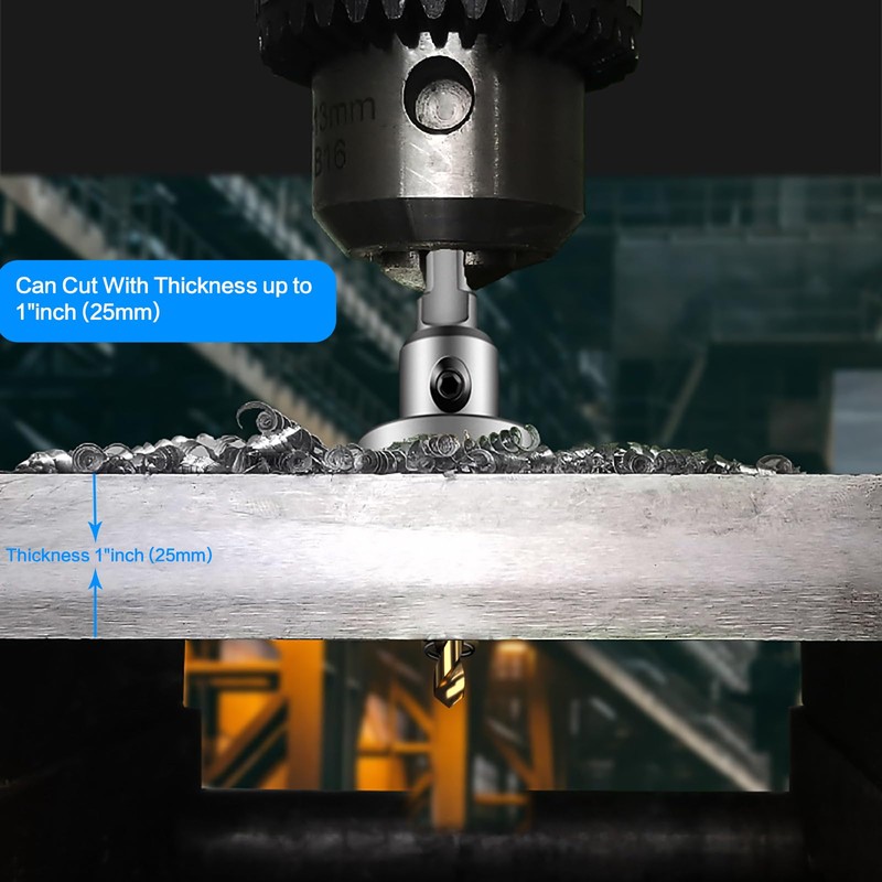 DKIBBITH TCT Hole Saw Set, 2-Pack 2-1/8" (54mm) Heavy Duty