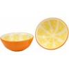 Ebros Tropical Zesty Orange Halves Small Dipping Bowl Condiment Saucer