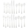 Ginkgo International Mariko 20-Piece Stainless Steel Flatware Place Setting, Service