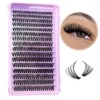 JIMIRE 320Pcs Individual Eyelashes DIY Eyelash Extenison 30D+40D Lash Clusters