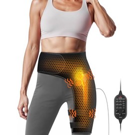 Yabuu Soporte De Masaje Con Calefacción Para Cintura Y Cadera, Almohadilla Térmica Para Aliviar El Dolor De Ciática, Fisioterapia Caliente Para Cintura, Espalda Baja, Muslos Y Glúteos, Regalo Para Hom