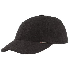 Gött Man Plain Baseball Cap with Ear Flaps - 63 charcoal