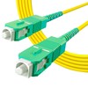 10Gtek SC/APC to SC/APC Simplex Fiber Patch Cord, 9/125μm SMF,