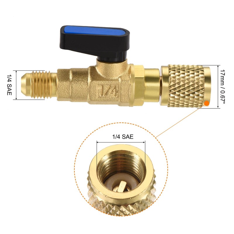 sourcing map Ball Filling Valve Safety Valve Quick Coupling Air