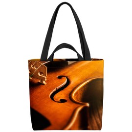 VOID Violin Classical Music Bag, 33 x 33 x 14 cm, 15 L Shopping Bag, Shopper Bag, multicoloured, Casual