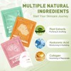 60 Pack Collagen Hydrating Face Mask, Bulk Sheet Face Masks