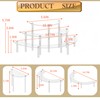 2 Pack 3 Tier Acrylic Display Risers, Half Moon Cupcake