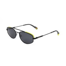 Polaroid Unisex Sunglasses, 08a/M9 Black Grey