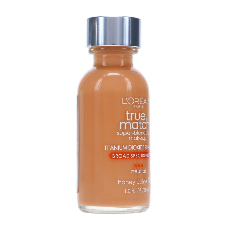 L’Oréal Paris Makeup True Match Super-Blendable Liquid Foundation, Honey Beige