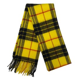 MacLeod of Lewis (Dress) Tartan Lambswool Scarf-Made in Scotland
