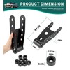 2-3" Suspension Rear Drop Lowering Shackles kit Leaf Spring Drop