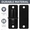 Wall Mount Gate Hinges, Black Farm Gate Hinge, 8 Pack