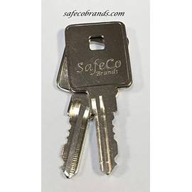 SafeCo Brands - Trimark RV Entry Compartment Door Lock Replacement Key Codes TM500 Thru TM513 2-Keys (TM500)