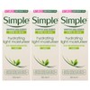 3 PACK OF Simple Hydrating Light Moisturiser 125ml