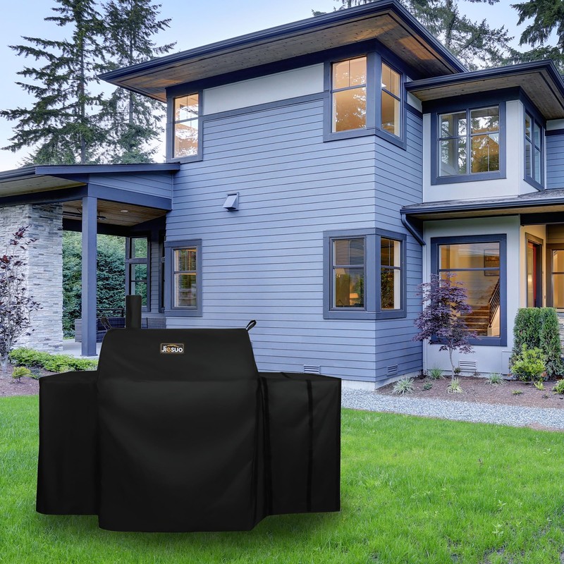JIESUO 5555 Grill Cover for Char-Griller E1224, 2121,3018,1224, Heavy Duty