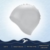 M METERXITY 6-Pack Silicone Swim Cap, 7.3" Opening 7.9" H