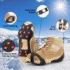 Xproutdoor Non-Slip Ice Cleats Snow Grips, Strong Traction Crampons 13