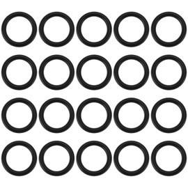 ECSiNG 20pcs CO2 Sealing O-Rings Compatible with Dennerle MW Regulator 17x2.5mm Rubber Gaskets Fits Model 3056 DE30497