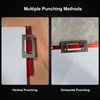 Door Handle Punch Locator Cabinet Hardware Opening Locating Jig 64mm