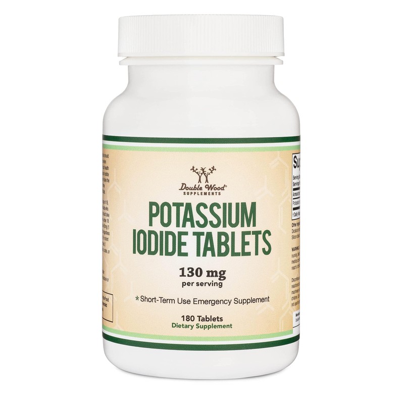 Potassium Iodide 130mg Tablets - Emergency Use for Exposure -